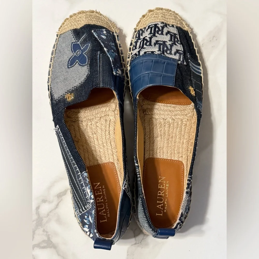 Polo Shoes by Ralph Lauren Navy Espadrilles
